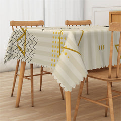 Lofaris Irregular Arrangement Pattern Rectangle Tablecloth