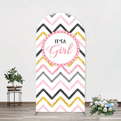 Lofaris Its A Girl Baby Shower Gender Reveal Arch Backdrop