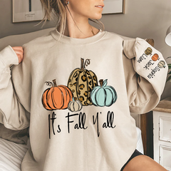 Lofaris It¡¯s Fall Y¡¯all Pumkins Leopard Kids LTP01