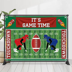 Lofaris Its Game Time Touch Down Football Sports Backdrop