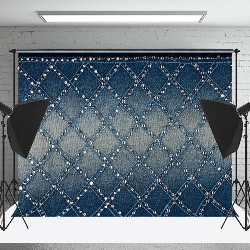 Lofaris Jean Denim Diamond Fine Art Backdrop For Photography