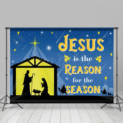 Lofaris Jesus Is The Reason For Season Christmas Backdrop