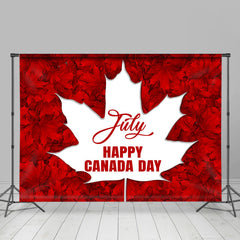 Lofaris July 1St Red Maple Leaves Happy Canada Day Backdrop