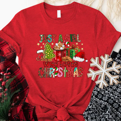 Lofaris Just A Girl Who Loves Christmas Custom Gift T-Shirt