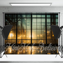 Lofaris Large Glass Windows Wram Light Architecture Backdrop