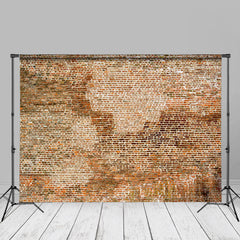 Lofaris Large Old Shabby Red Brick Wall Backdrop For Photo