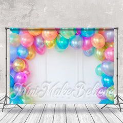 Lofaris Laser Light Balloons Birthday Cake Smash Backdrop