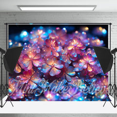 Lofaris Laser Light Color Overlap Floral Fine Art Backdrop