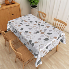 Lofaris Leaves Autumm Party Square Waterproof Tablecloth