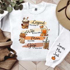 Lofaris Legend Est Year Fall Halloween Custom Sweatshirt