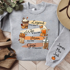 Lofaris Legend Est Year Fall Halloween Custom Sweatshirt