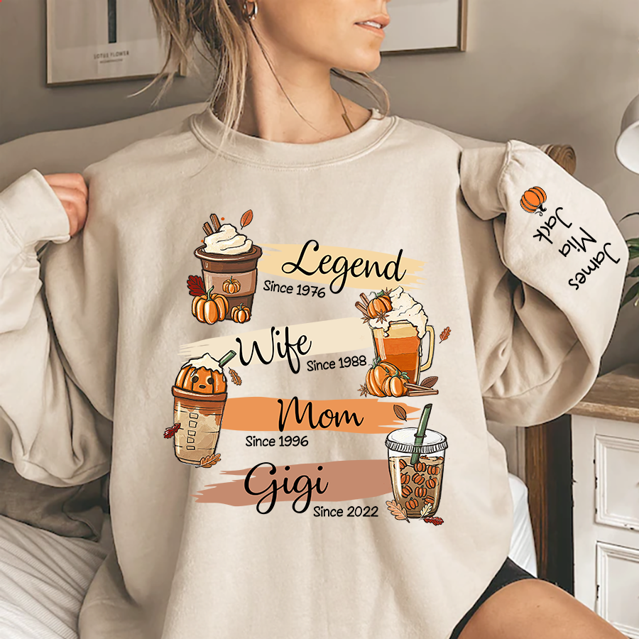 Lofaris Legend Est Year Fall Halloween Custom Sweatshirt