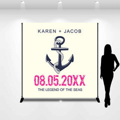 Lofaris Legends Of The Seas Archor Custom Wedding Backdrop