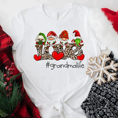 Lofaris Leopard Love Grandma Life Custom Christmas T-Shirt