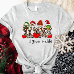 Lofaris Leopard Love Grandma Life Custom Christmas T-Shirt