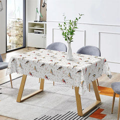 Lofaris Liberty Birds Pattern Step And Repeat Tablecloth