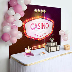 Lofaris Light Arrow Casino Open Backdrop For Birthday Party