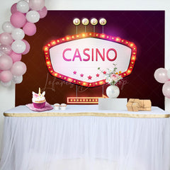 Lofaris Light Arrow Casino Open Backdrop For Birthday Party