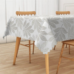 Lofaris Light Color Leave Repeat Modern Rectangle Tablecloth