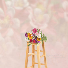 Lofaris Light Color Pink Floral Bokeh Fine Art Photo Backdrop