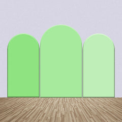 Lofaris Light Green Colors One Sided Arch Backdrop Kit