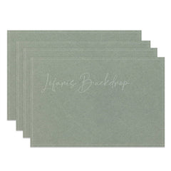 Lofaris Light Green Minimalist Modern Set Of 4 Placemats