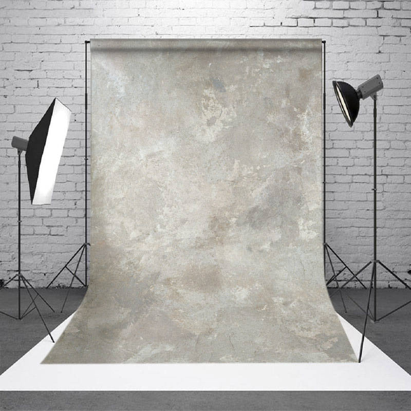 Lofaris Light Grey Concrete Abstract Texture Photo Backdrop