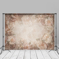 Lofaris Light Pink Floral Fine Art Portrait Texture Backdrop