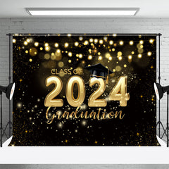 Lofaris Lighting Bokeh Class Of 2024 Graduation Backdrop