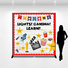 Lofaris Lights Canima Learn Custom Back To School Backdrop