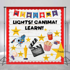 Lofaris Lights Canima Learn Custom Back To School Backdrop