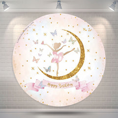 Lofaris Little Elf Butterflies Birthday Backdrop For Girls