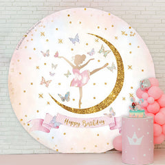 Lofaris Little Elf Butterflies Birthday Backdrop For Girls