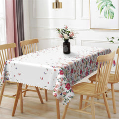 Lofaris Little Flowers Cover Both Sides Rectangle Tablecloth