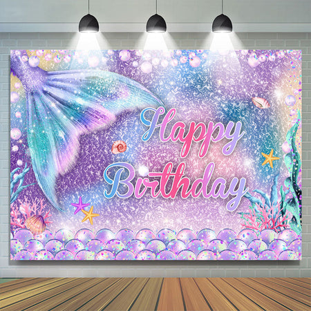 Mermaid Birthday Theme Party Backdrops – Lofaris