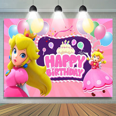 Lofaris Little Pink Dress Princess Birthday Backdrop For Girls