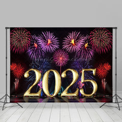 Lofaris 2025 Happy New Year Celebration Spectacle Holiday Backdrop