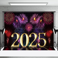 Lofaris 2025 Happy New Year Celebration Spectacle Holiday Backdrop