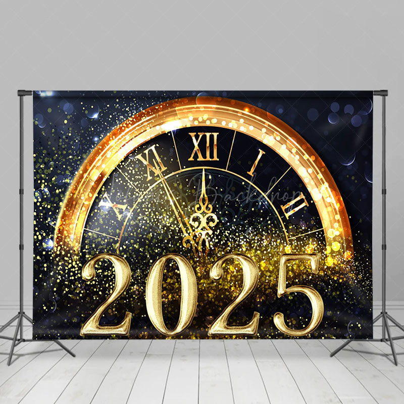 Lofaris 2025 Happy New Year Countdown Wine Glass Backdrop