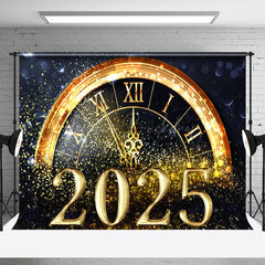 Lofaris 2025 Happy New Year Countdown Wine Glass Backdrop