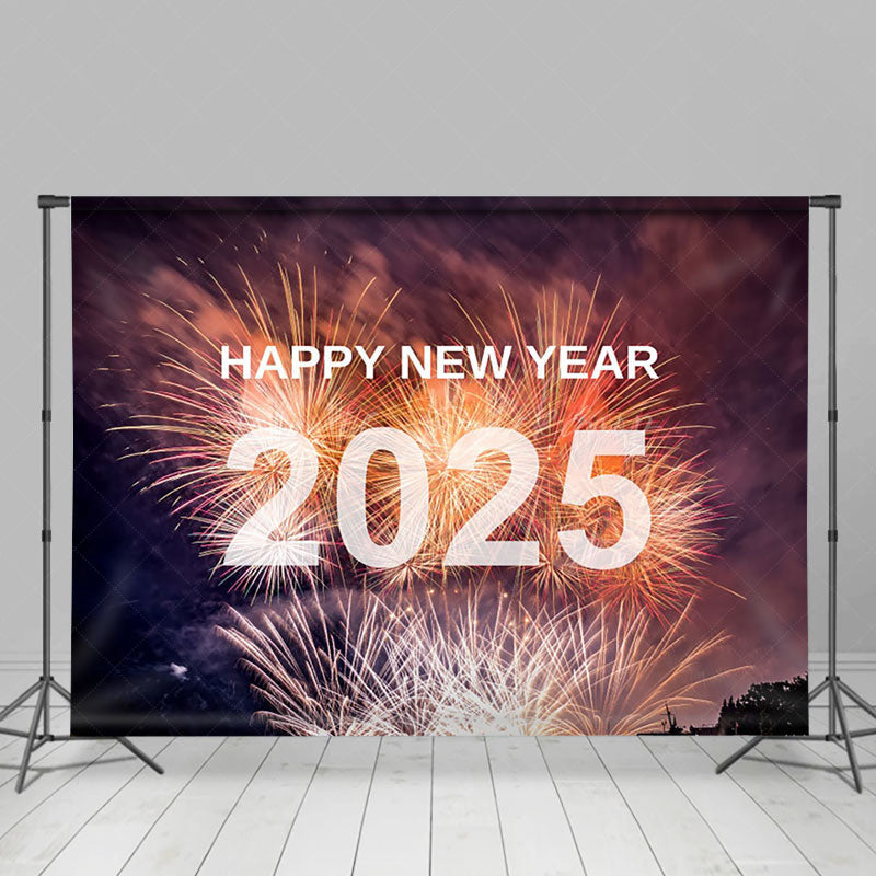 Lofaris 2025 New Year Display To Happy Celebrations Party Backdrop