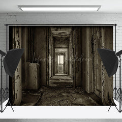 Lofaris Abandoned Decaying Hallway Architecture Backdrop