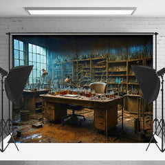 Lofaris Abandoned Laboratory Vintage Architecture Backdrop