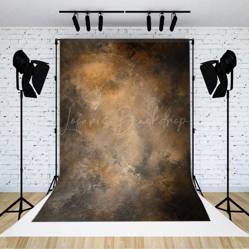 Lofaris Abstract Deep Brown Gray Fuzzy Texture Spot Backdrop