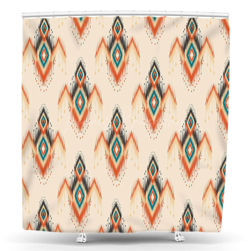 Lofaris Abstract Geometric Pattern Classic Shower Curtain