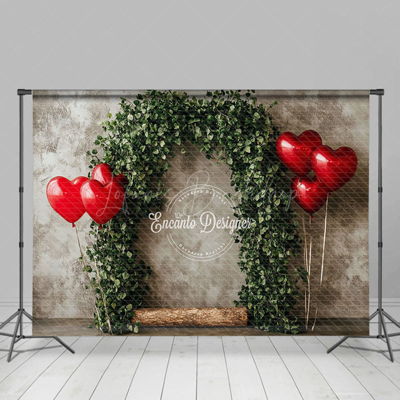 Lofaris Abstract Wall Plant Arch Valentines Day Backdrop