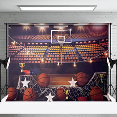 Lofaris Basketball Court Sports Boy Birthday Photo Backdrop