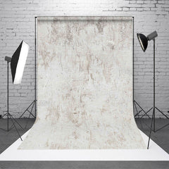 Lofaris Beige White Abstract Textured Wall Photo Backdrop