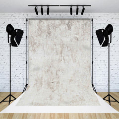 Lofaris Beige White Abstract Textured Wall Photo Backdrop