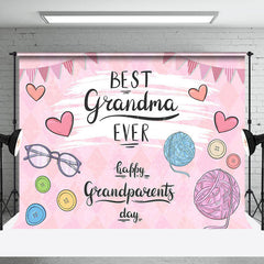 Lofaris Best Grandma Ever Happy Grandparents Day Backdrop